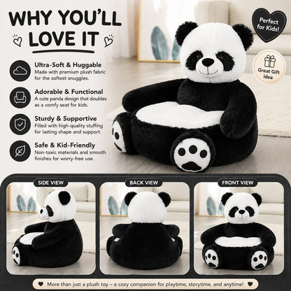 Panda Paws™ Plush Seat 🐼