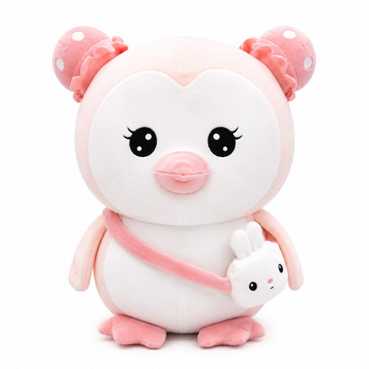 Bunny Pouch Penguin Plushie – 45cm | Available in Pink & Blue
