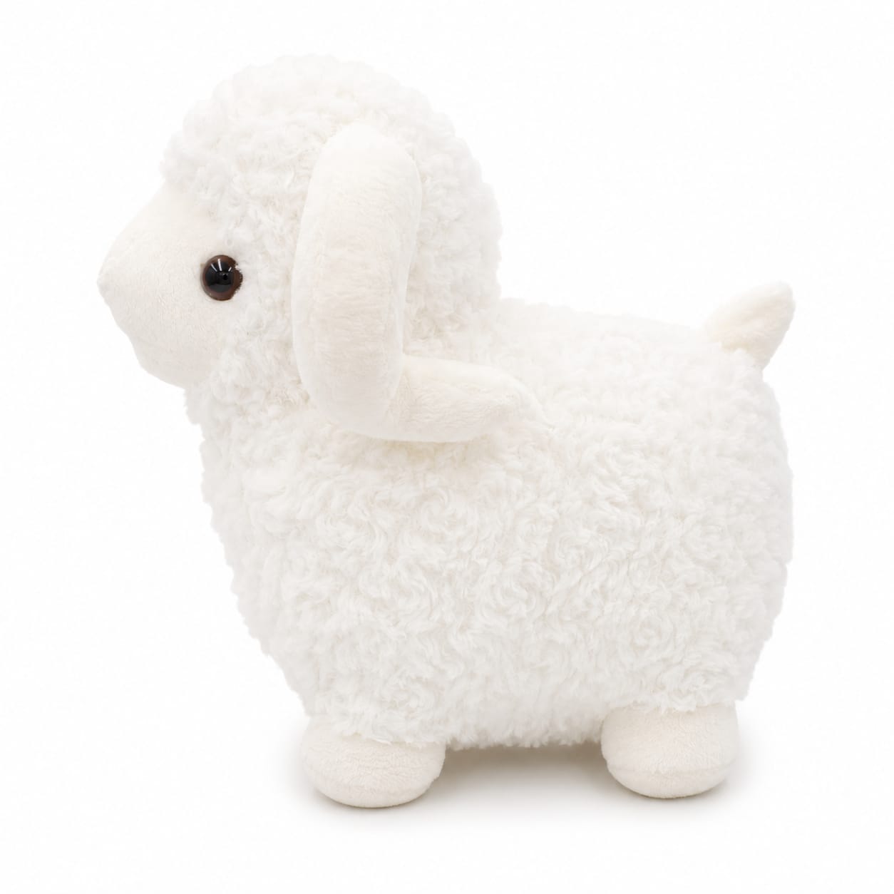Cozy Curly Horn Sheep Plushie – 30cm | Super Soft & Cuddly