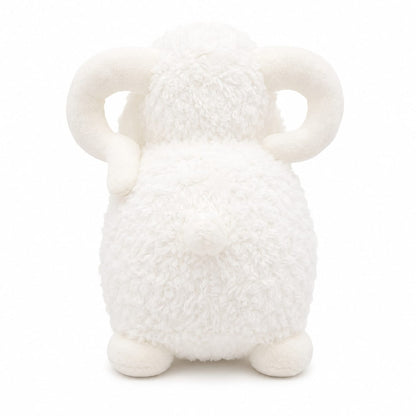 Cozy Curly Horn Sheep Plushie – 30cm | Super Soft & Cuddly