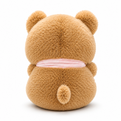 Grumpy Bear Plush™ | Ultra-Soft Teddy Bear with Pink Bow | 30cm Cuddle Companion