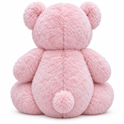 Bunny Bow Teddy pink back view