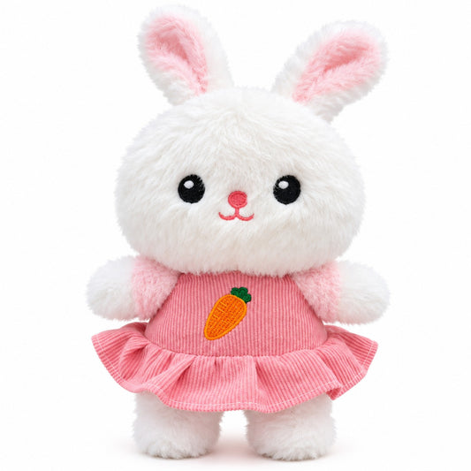 Carrot Cutie Bunny pink front view