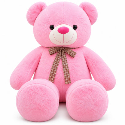 CuddleBow Giant Teddy pink front view
