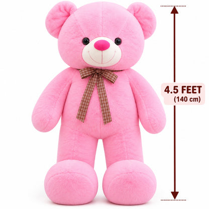CuddleBow Giant Teddy pink size view