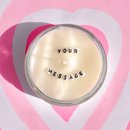 Hidden Message Candle | 12 Messages + Custom Option | 3 Scent Options