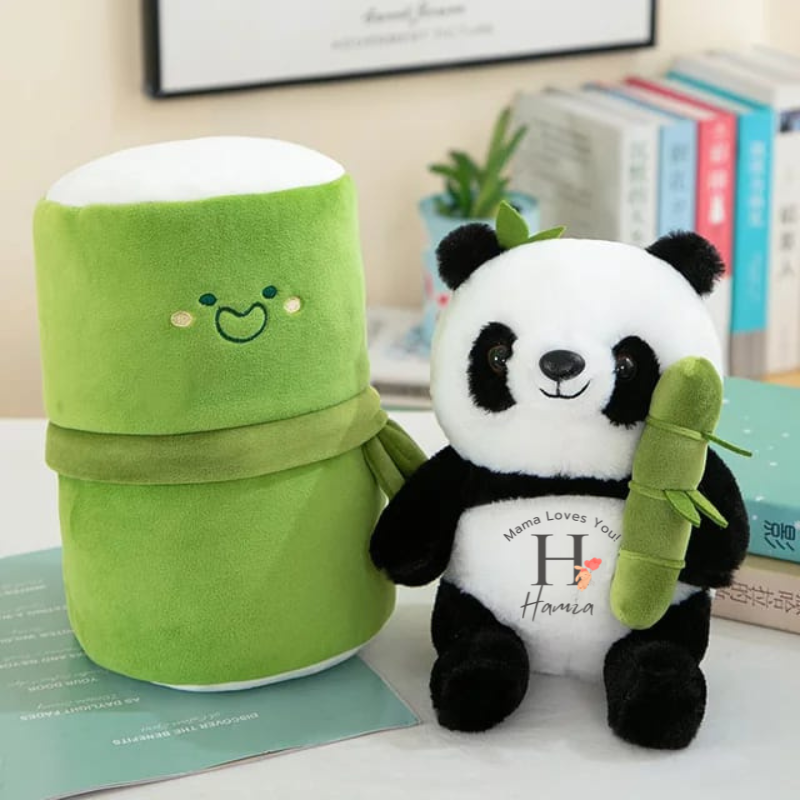 Bamboo Panda | 25cm | Customised & Scented - Cuddles