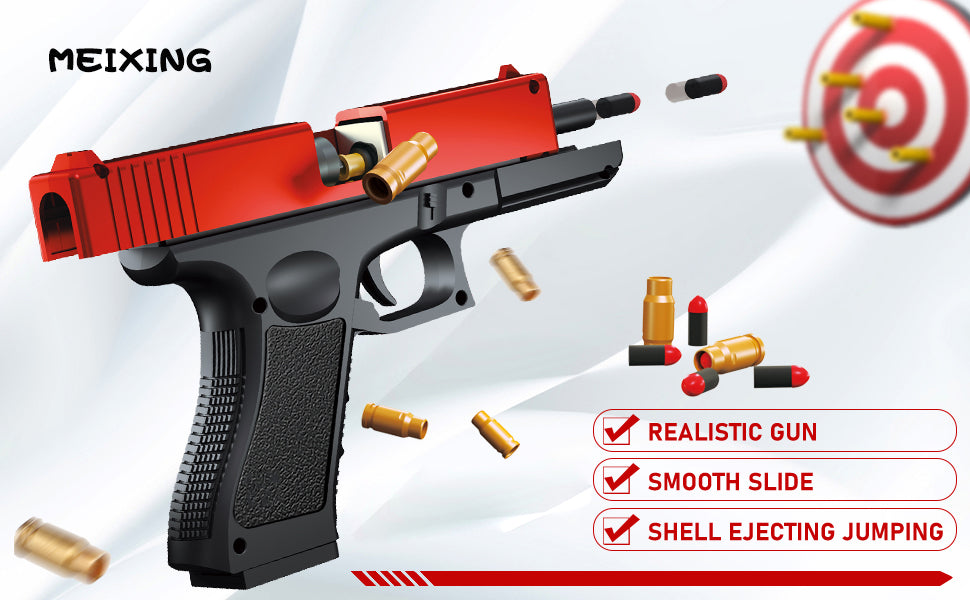 Glock Pistol Toy | Foam Bullets | Battleground - Cuddles
