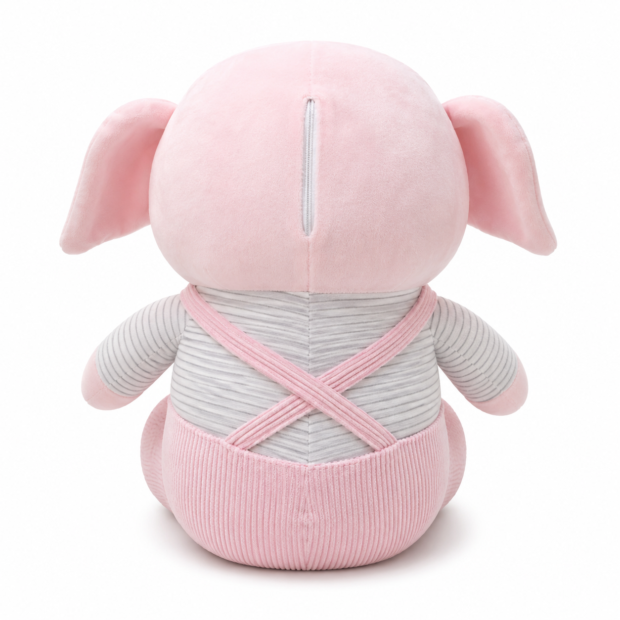 Dreamy Pink Elephant Plushie – Soft Cuddle Elephant Toy with Cute Outfit