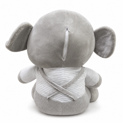 45cm Cute Elephant Plush Toy – Soft Cuddly Elephant Doll with Heart Ears