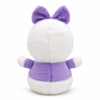 Purple Bow Duck Plush Toy – 25cm Soft & Cute Cuddle Doll
