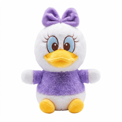 Cute Duck Plush Toy – 25cm Soft Stuffed Duck Doll with Bow | Available in Purple, Pink & Green