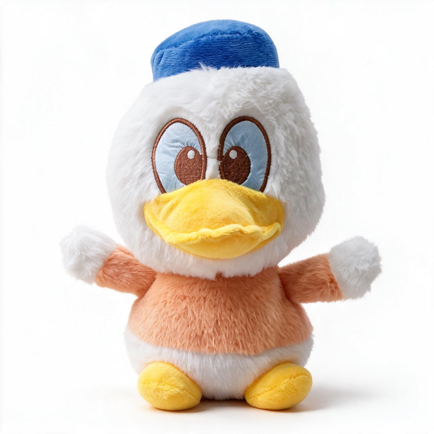Cute Duck Plush Toy – 25cm Soft Stuffed Duck Doll with Bow | Available in Purple, Pink & Green