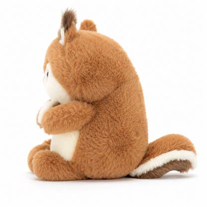 45cm Fluffy Chipmunk Plush Toy with Cute Mini Bag – Soft Stuffed Animal