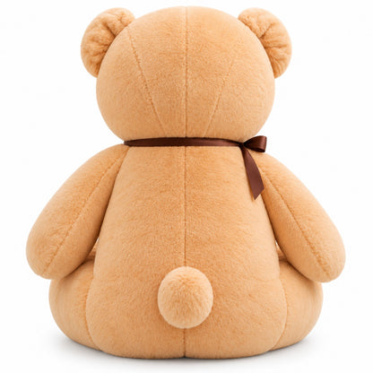 Sweetheart Giant Teddy beige back view - 6 feet