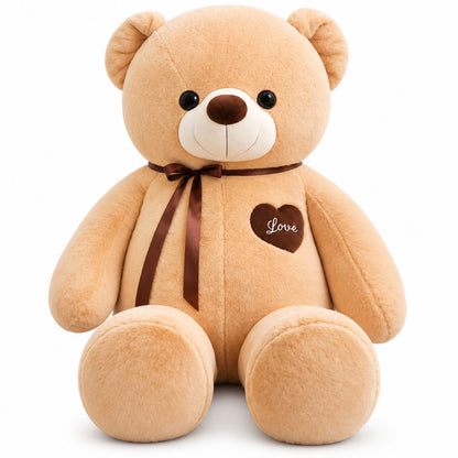 Sweetheart Giant Teddy beige front view - 6 feet