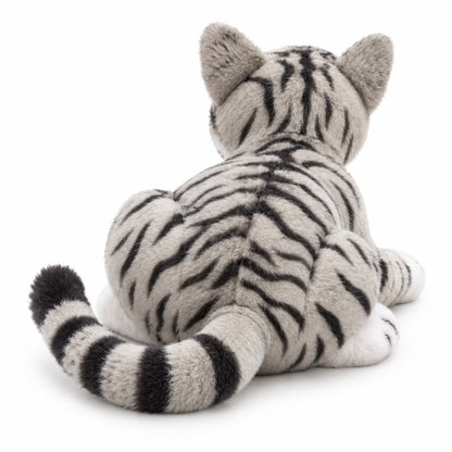 Whisker Stripe Kitty grey tabby back view