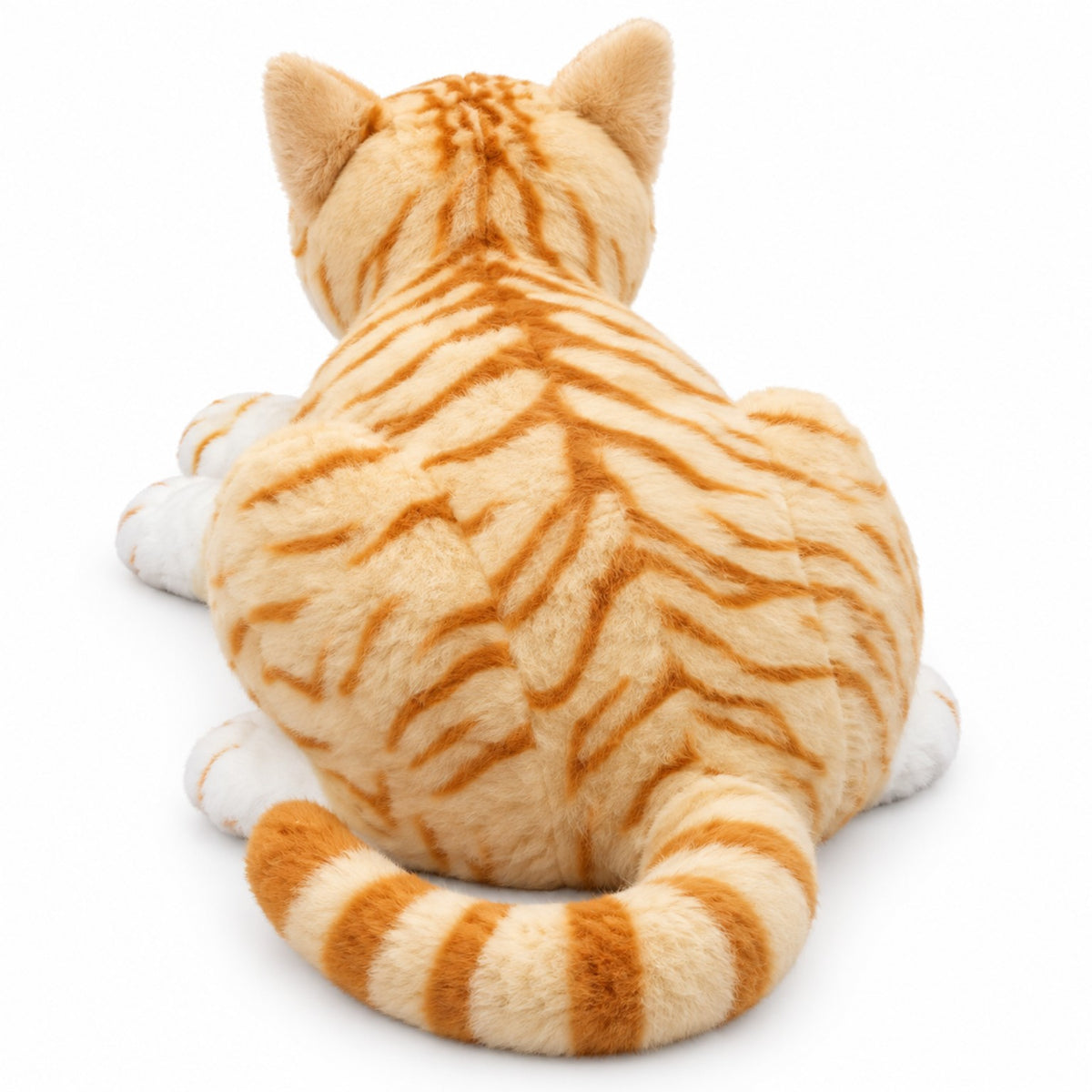 Whisker Stripe Kitty orange tabby back view