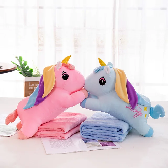 Unicorn Blankie Plushie - Cuddles