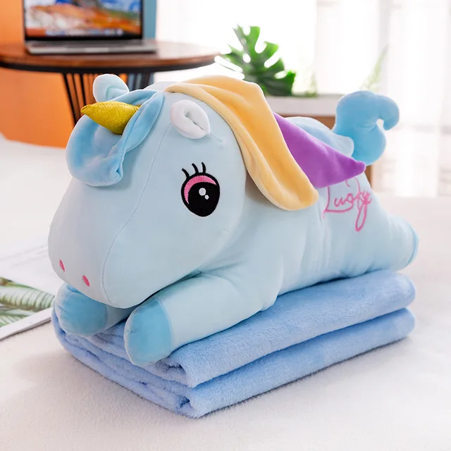 Unicorn Blankie Plushie - Cuddles