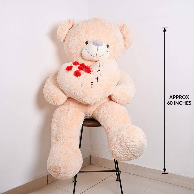 Rose Teddy | 5ft | 3 colors - Cuddles