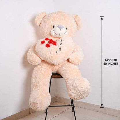 Rose Teddy | 5ft | 3 colors - Cuddles